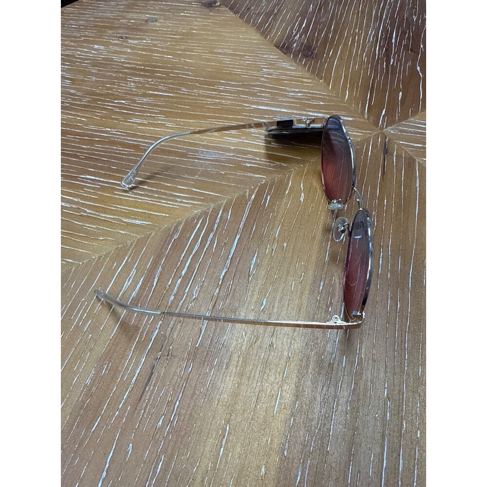 Foster Grant Surge Rimless Heart Sunglasses With Gradient Pink Lenses & 100% UVA - Picture 12 of 12